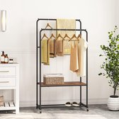 kledingrek - opbergstandaard / Multifunctioneel kledingrek / kledingstang, schoenenrek 84 x 45.5 x 156 cm
