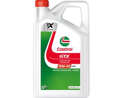 Castrol Motorolie GTX 15W-40 A3/B3 5 Liter