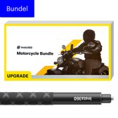 Insta360 Motorcycle Bundel (Upgrade) - Motorfiets Actioncam Mount Compatibel met Insta360 X4, X3, X2, RS, GoPro, DJI Action 3, Action 4