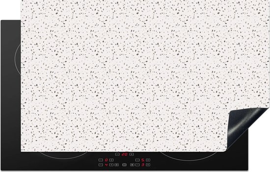 KitchenYeah® Inductie beschermer 85x52 cm - Patroon - Terazzo - Structuur - Kookplaataccessoires - Afdekplaat voor kookplaat - Inductiebeschermer - Inductiemat - Inductieplaat mat