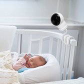 Babymonitor Houder Compatibel met Eufy Security SpaceView Babyfoons - Baby - Stabiele en Flexibele Beugel met 360° Rotatie - Geen Boren Nodig - Gemaakt van Hoogwaardige Siliconen en Metaal