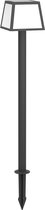 EGLO Altilia Solar Spike Lamp - Lampe sur pied Extérieur - LED - 106 cm - Zwart/ Wit