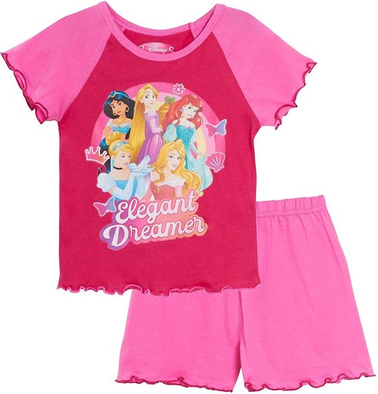 Princess shortama - maat 86/92 - Disney Prinses korte pyjama - 100% katoen