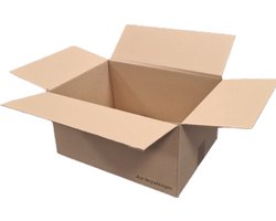 Ace Verpakkingen - Amerikaanse vouwdoos - 350 x 260 x 180mm - 25 stuks - kartonnen doos - webshopdoos - verzenddoos - e-commerce - webwinkeldoos - geschikt voor PostNL / DPD / DHL