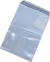 Ace Verpakkingen - Verzendzakken - 500 stuks - 320 x 420 x 40mm - wit met plakstrip - 50mu - perfecte verzendzak voor kleding / webshops