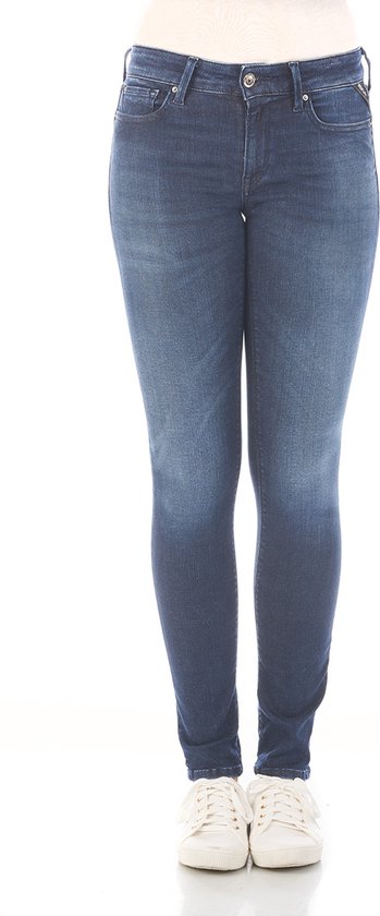 Replay Dames Jeans Broeken New Luz skinny Fit Blauw 33W / 32L Volwassenen