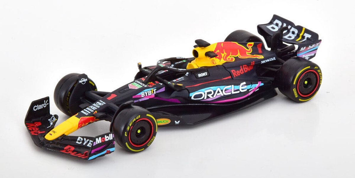 Bburago Red Bull Racing RB19 - #1 Max Verstappen - Formule 1 2023 - Winner Miami GP 2023 - schaalmodel - modelauto - schaal 1:43 - ca 11 cm — afbeelding 15