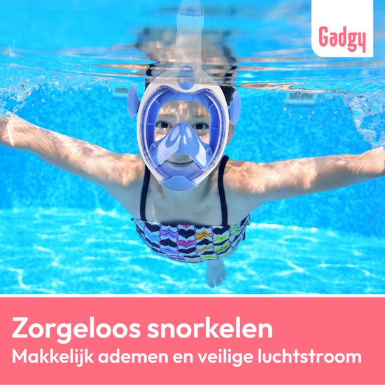 Snorkelmasker Atlantis Full Face Mask hot lime