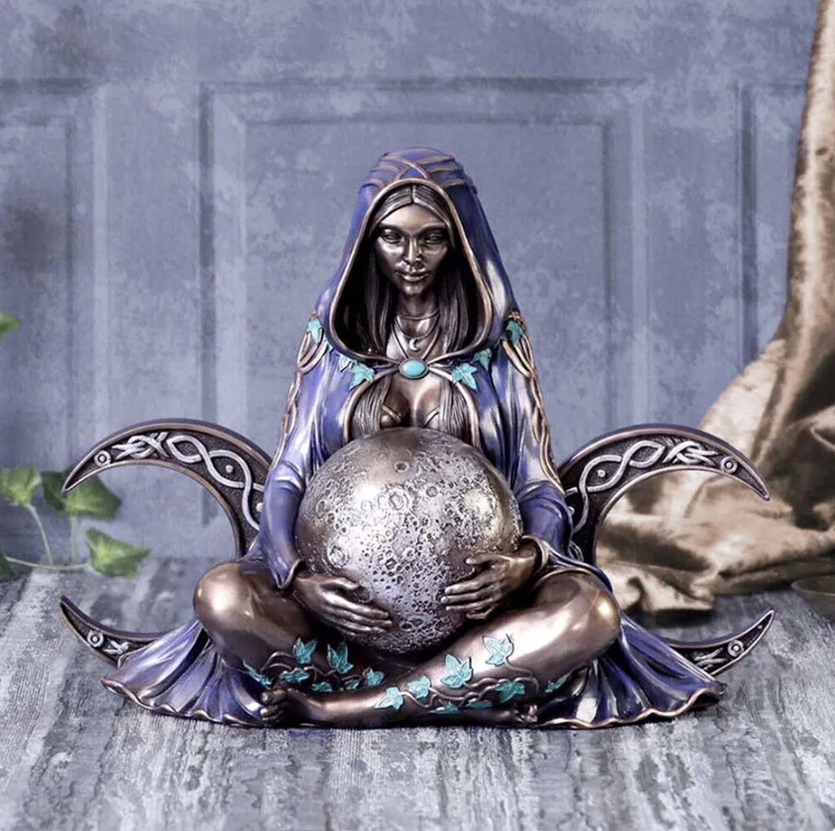 CHmiss Statue D'Art Terre Mère Gaia, Statue De La Déesse Mère De La Terre Pour Bureau, Salle D'Art, Décoration De La Maison