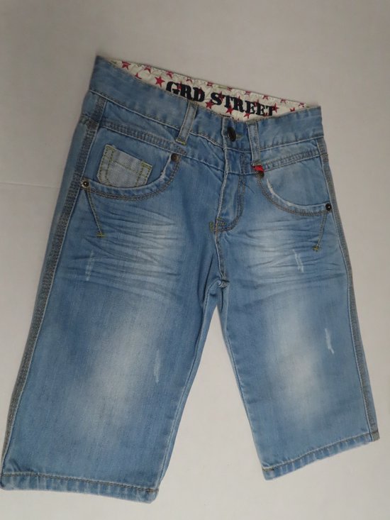 Bermuda - Jeans - Jongens - bleek blauw - 6 jaar 116