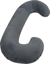 Voedingskussen / Zwangerschapskussens | C-vorm 240 cm | Grijs