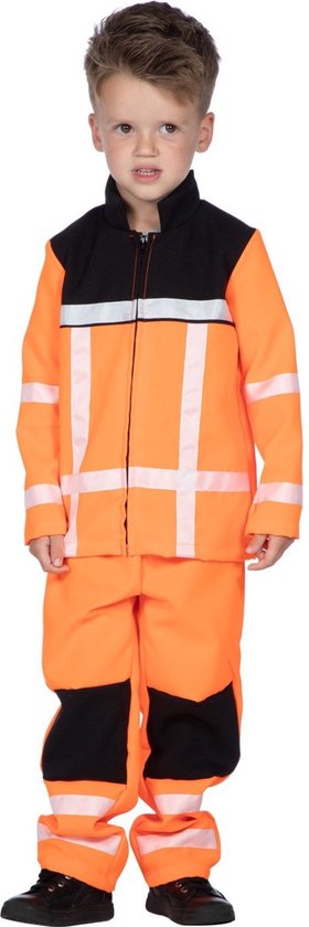 Wegwerker Kostuum Kind - Maat 128