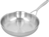 Demeyere Industry 5 Koekenpan - 24cm - 5-laags RVS - Silvinox - Inductie