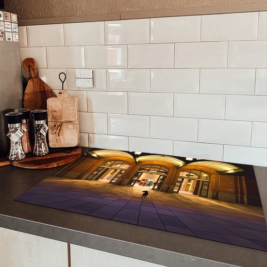KitchenYeah® Inductie beschermer 76x51.5 cm - Teckel voor gebouw in Duitsland - Kookplaataccessoires - Afdekplaat voor kookplaat - Inductiebeschermer - Inductiemat - Inductieplaat mat