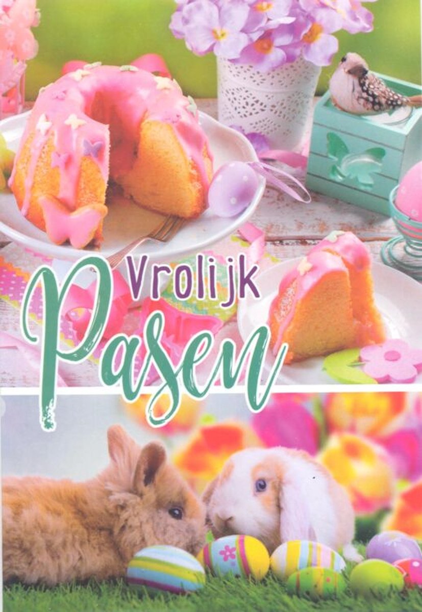 Wenskaart Vrolijk Pasen - Gratis verzonden - D4364/200