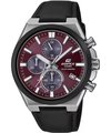 Casio Edifice EFS-S630BL-5AVUEF Horloge - Leer - Zwart - Ø 42 mm