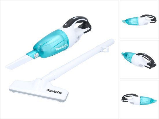 Makita DCL181FZWX 18 V Steelstofzuiger wit - zonder accu en lader