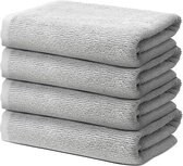 SHOP YOLO- Handdoeken Set - 4 Handdoeken 50x100cm - Voor Thuis- Kapsalon Manicure - 100% Premium Katoen - Zeer Zacht & Absorberend - 500g/m2 -