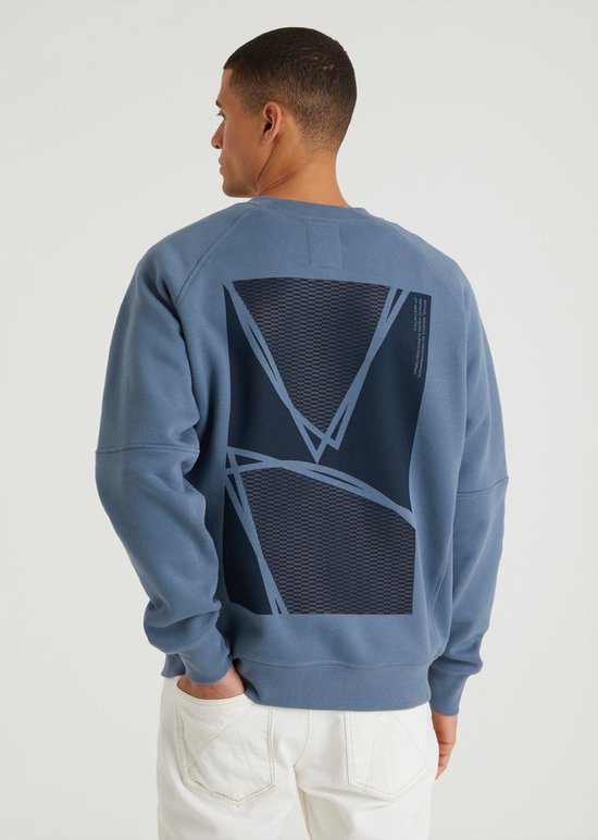 Chasin' Trui sweater Ido Blauw Maat M