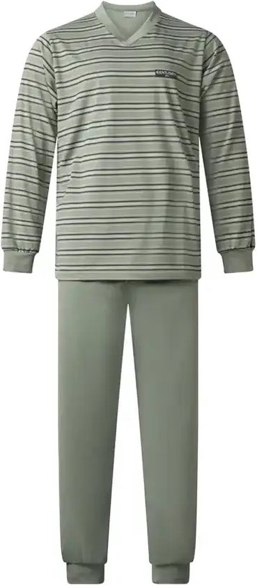 Gentlemen tricot heren pyjama - Khaki - 3XL