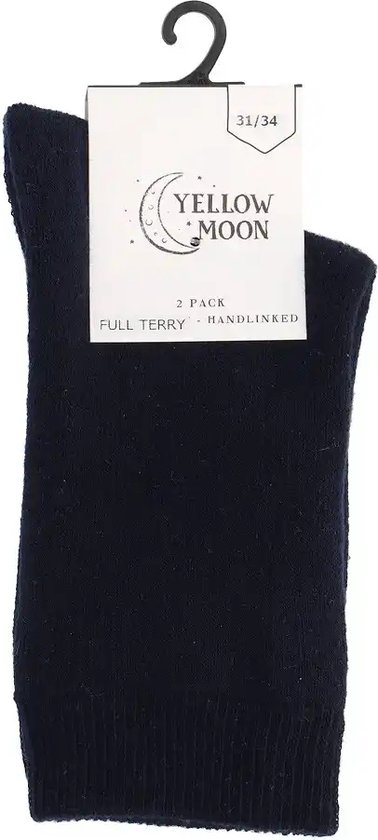 Yellowmoon 2-paar Badstof kinder sokken