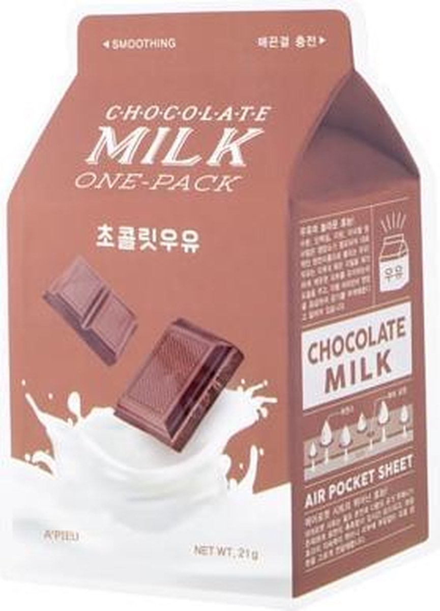 A'PIEU Chocolate Milk One-Pack 21g.
