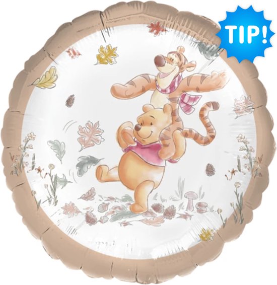 Winnie The Pooh Ballon 44 cm - Verjaardag Versiering - Folieballon Ongevuld - Ballonnenboog Decoratie Feest - Party Slinger Jongen Meisje - Winnie de Poeh