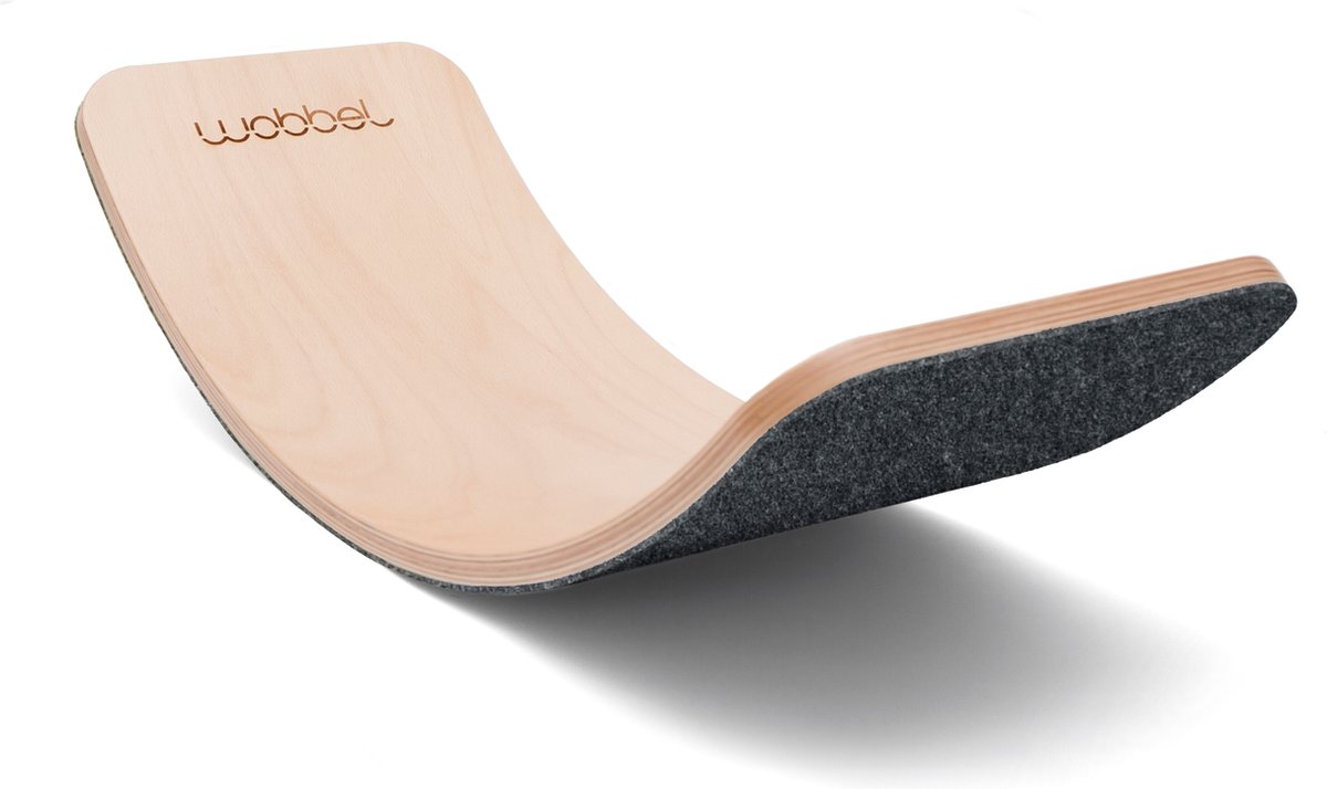 Wobbel® Pro Blank gelakt met vilt Muis