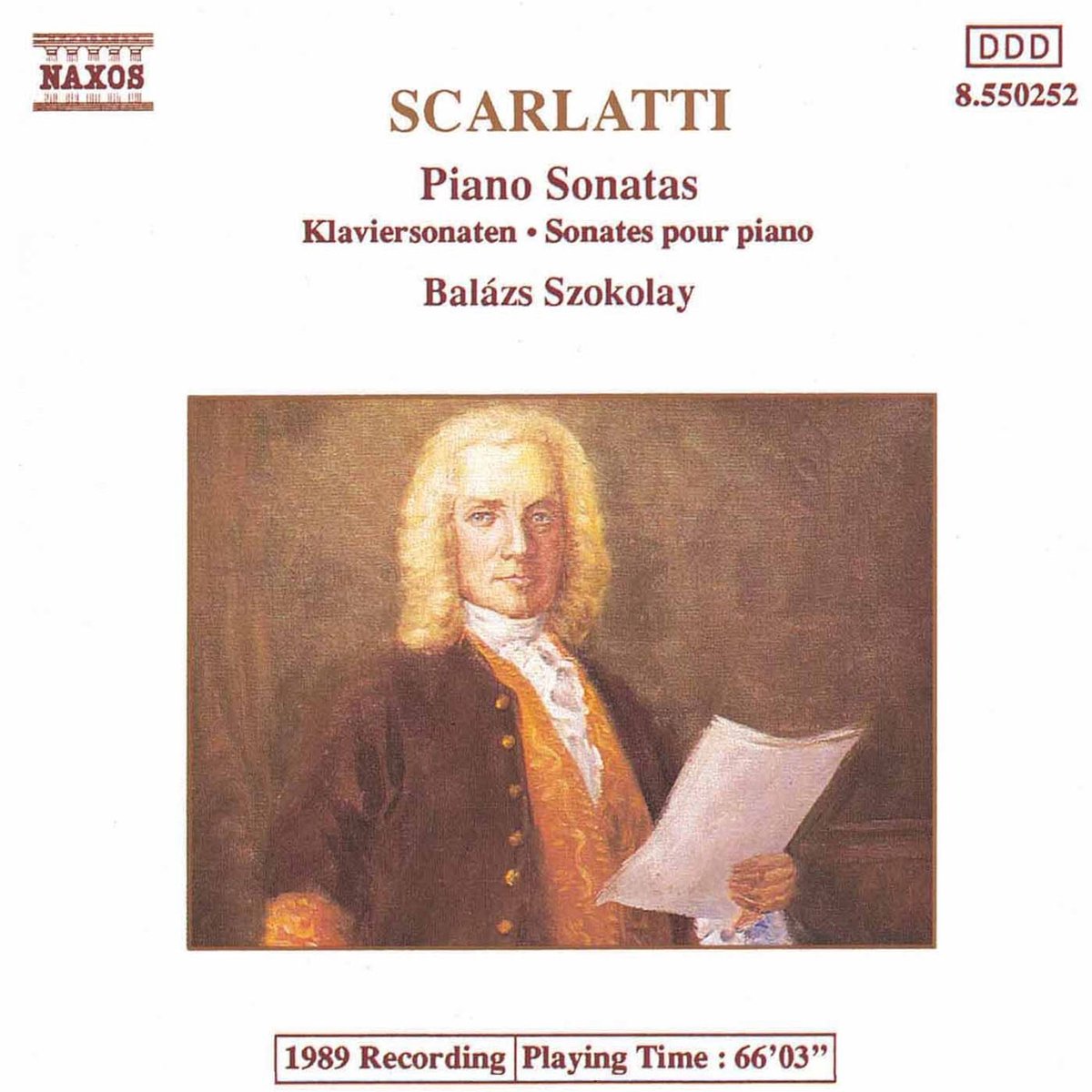 Balázs Szokolay - Scarlatti: Piano Sonatas (CD)