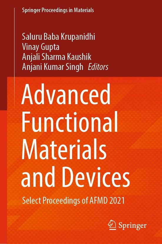 Springer Proceedings in Materials 14 - Advanced Functional Materials ...