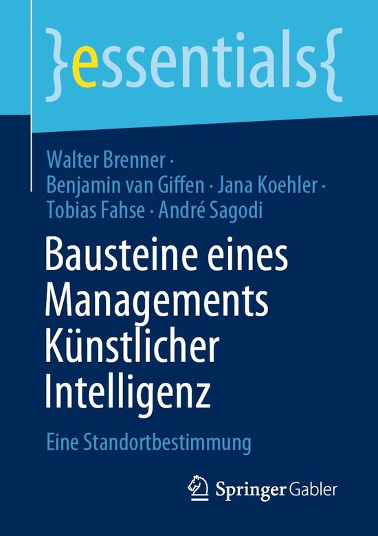 Business and Economics (German Language) - Bausteine eines M ... - cover