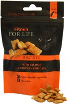 Fitmin For Life Cat Biscuits met zalm & kip 5 x 50g