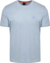 BOSS - T-shirt Tales Lichtblauw - Heren - Maat 4XL - Regular-fit