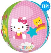Ballon Hello Kitty 40 cm - Décoration d'anniversaire - Ballon aluminium non rempli - Décoration d'arche de ballons Fête - Guirlande de fête garçon fille