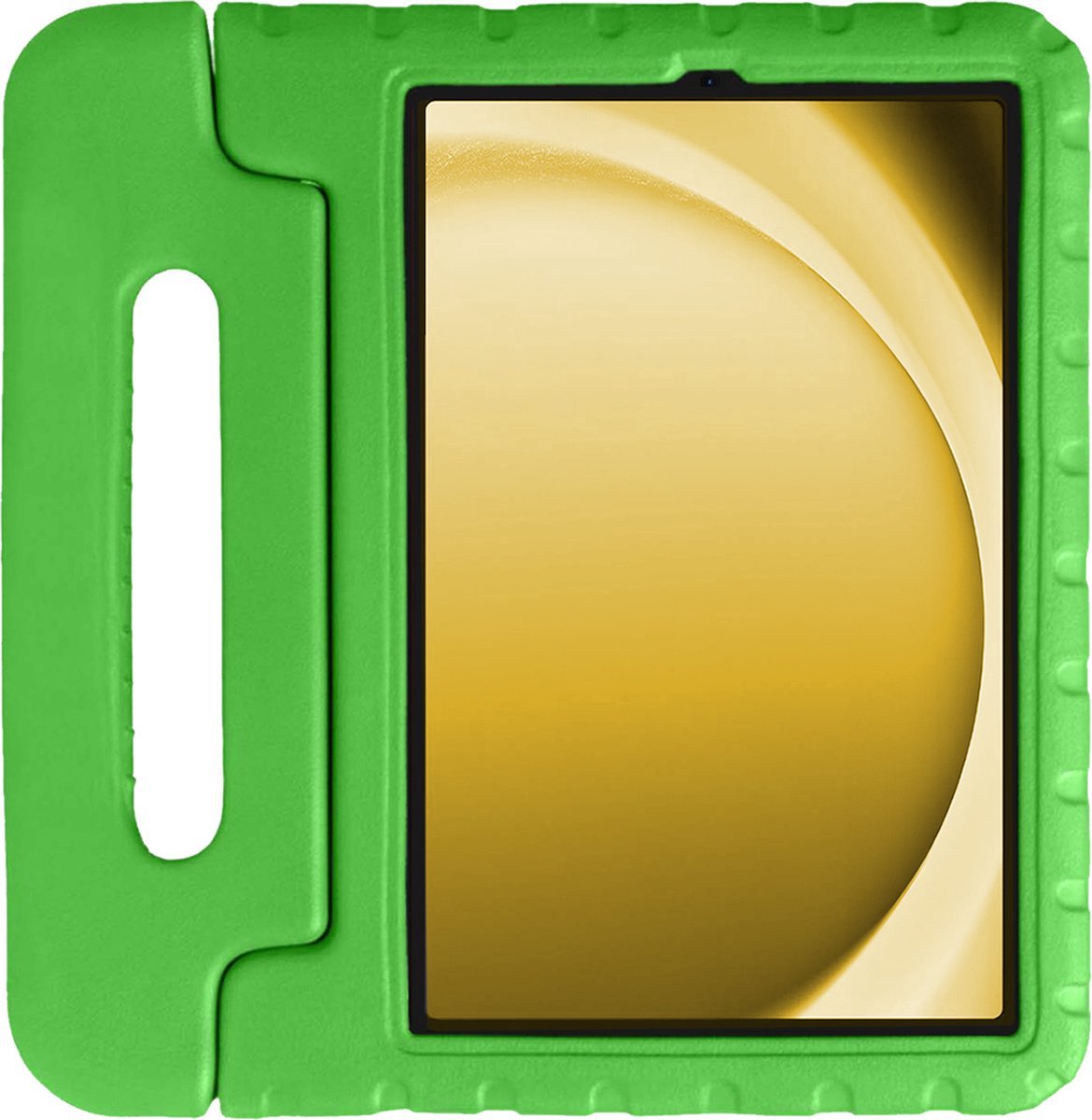 Kinderhoes voor Samsung Tab A9/A11 - Duurzaam Kids Case - Groen - Schokabsorberend met Standfunctie
