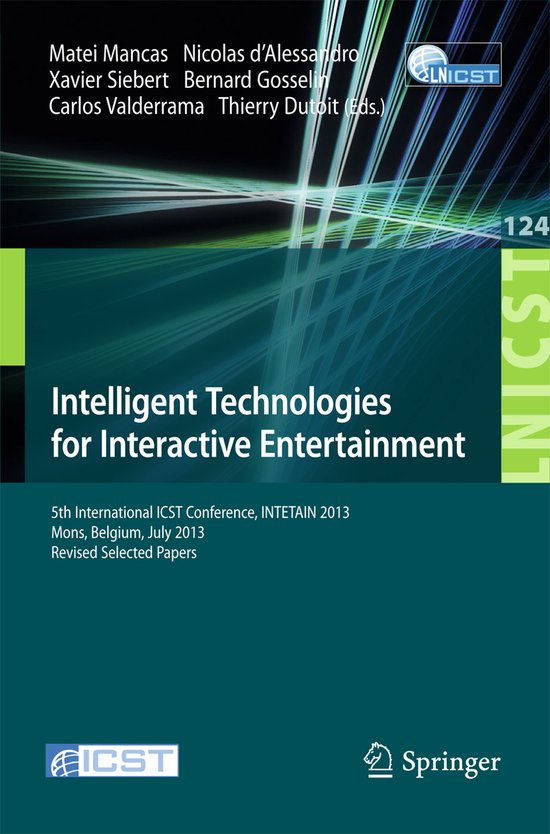 Intelligent Technologies for Interactive Entertainment - cover