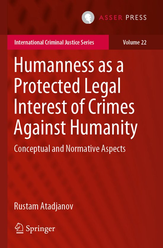 Humanness as a Protected Legal Interest of Crimes Against Hu ... - cover