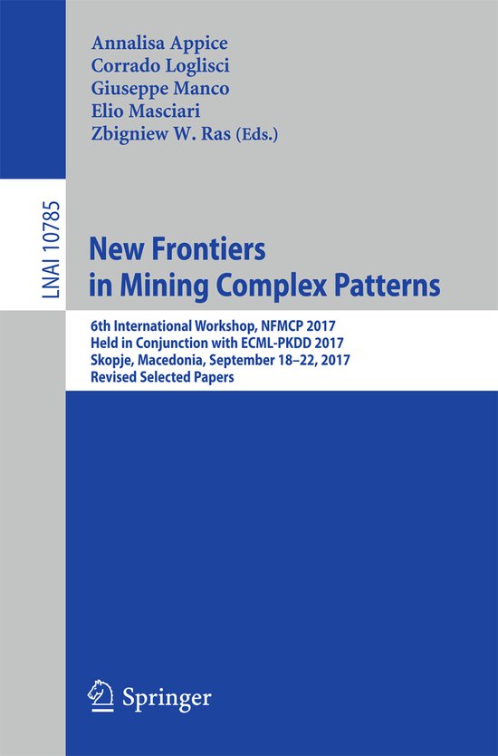 Lecture Notes in Computer Science10785- New Frontiers in Min ... - cover