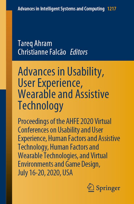 Foto: Advances in usability user experience wearable and assistive technology