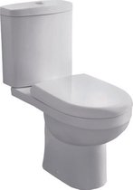 GO by Van Marcke Riele PACK staand toilet S (AO) uitgang 78x63,5x37,5cm porselein wit met softclose en afneembare zitting met reservoir