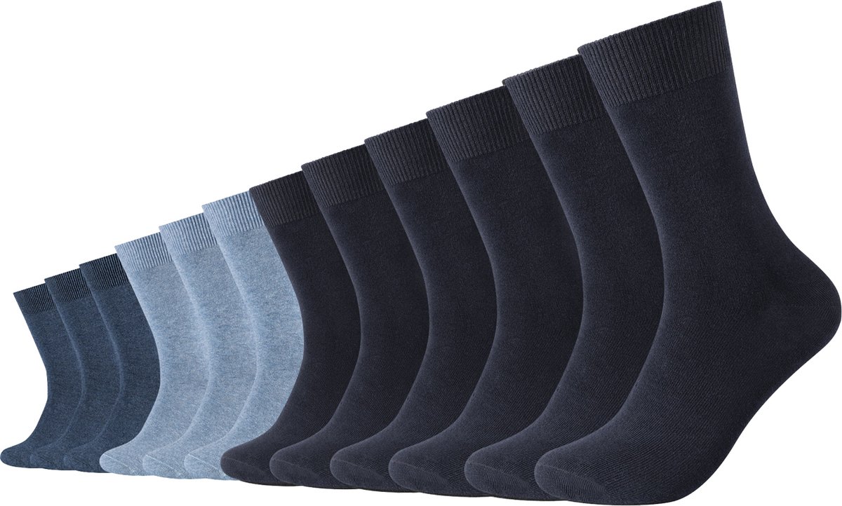 Camano Unisex Business Sokken Broeken Unisex comfort cotton Socks 12er Pack Fit Veelkleurig Volwassenen