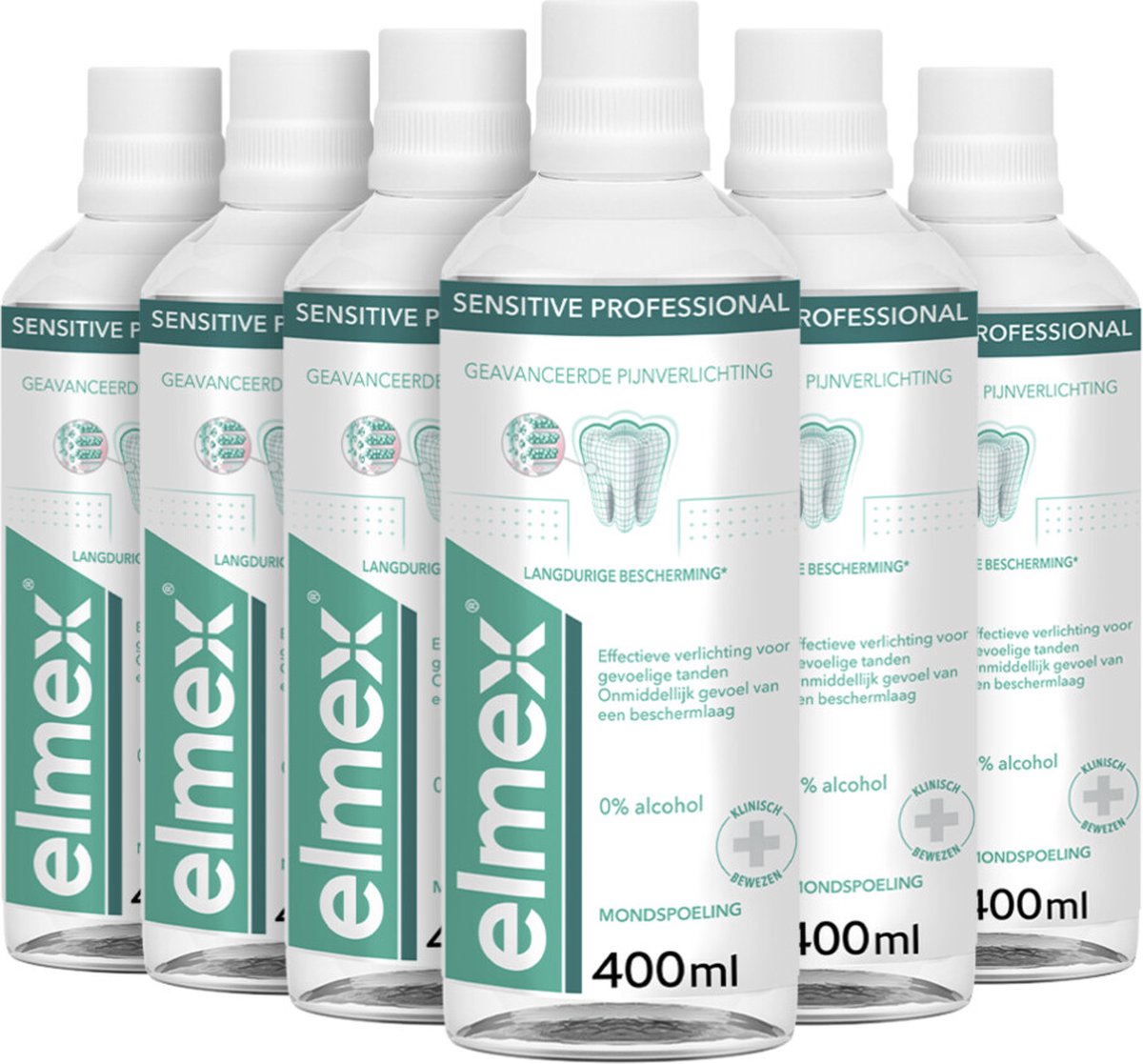 Goedkoopste 6x Elmex Mondspoeling Sensitive Professional 400 ml