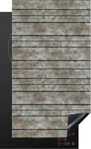 KitchenYeah® Inductie beschermer 30x52 cm - Retro - Plank - Patronen - Kookplaataccessoires - Afdekplaat voor kookplaat - Inductiebeschermer - Inductiemat - Inductieplaat mat - Keuken decoratie