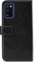 Mobilize Elite Gelly Wallet Telefoonhoesje geschikt voor Samsung Galaxy A41 Hoesje Bookcase - Zwart