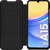 Samsung Wallet Flip Case - Geschikt voor Samsung Galaxy A15 / A15 5G - Zwart