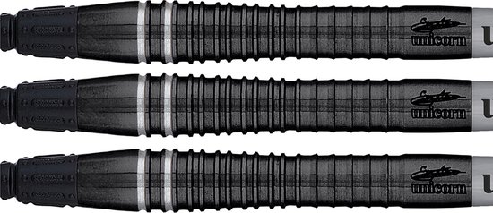 Unicorn Gary Anderson Noir Phase 6 90% Soft Tip - Dartpijlen van Unicorn — afbeelding 3