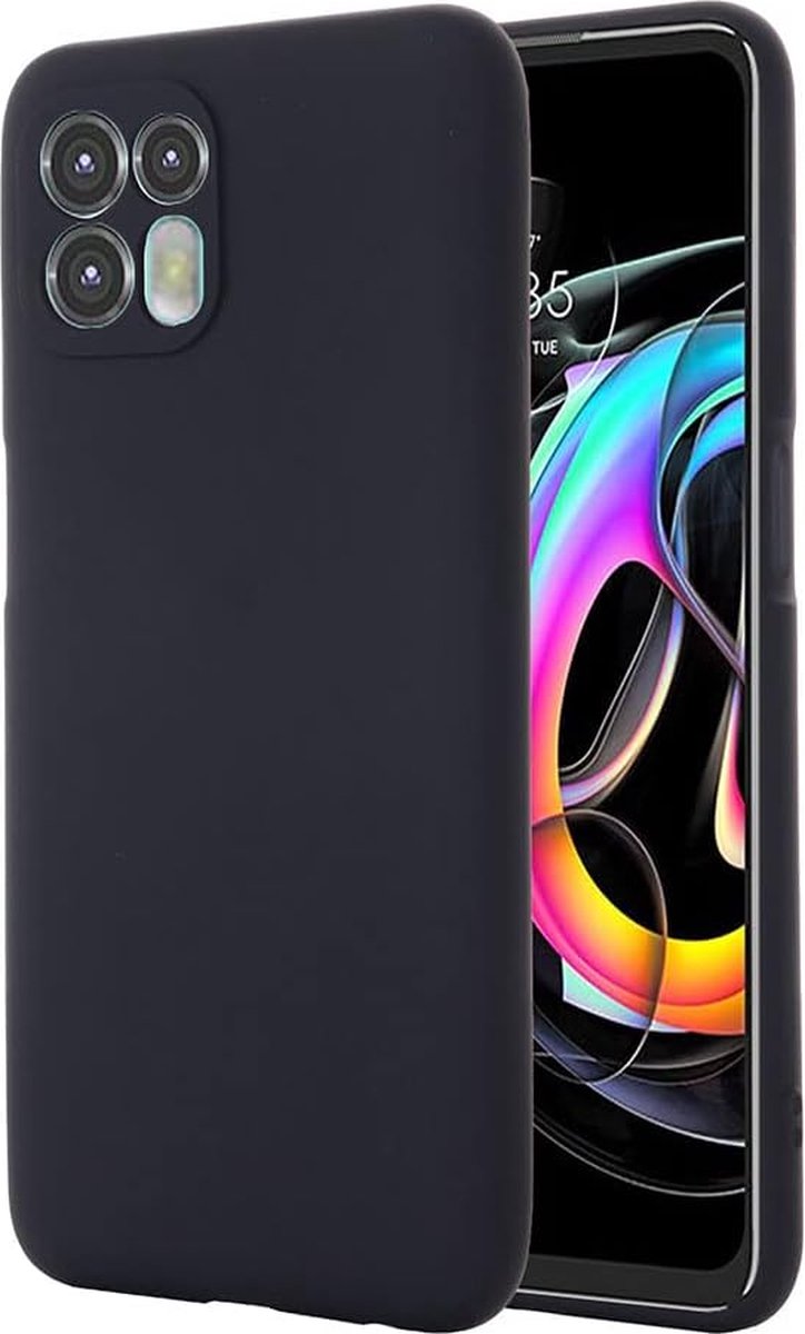 Silicone hoesje Geschikt voor: Motorola Edge 20 Lite - Zwart