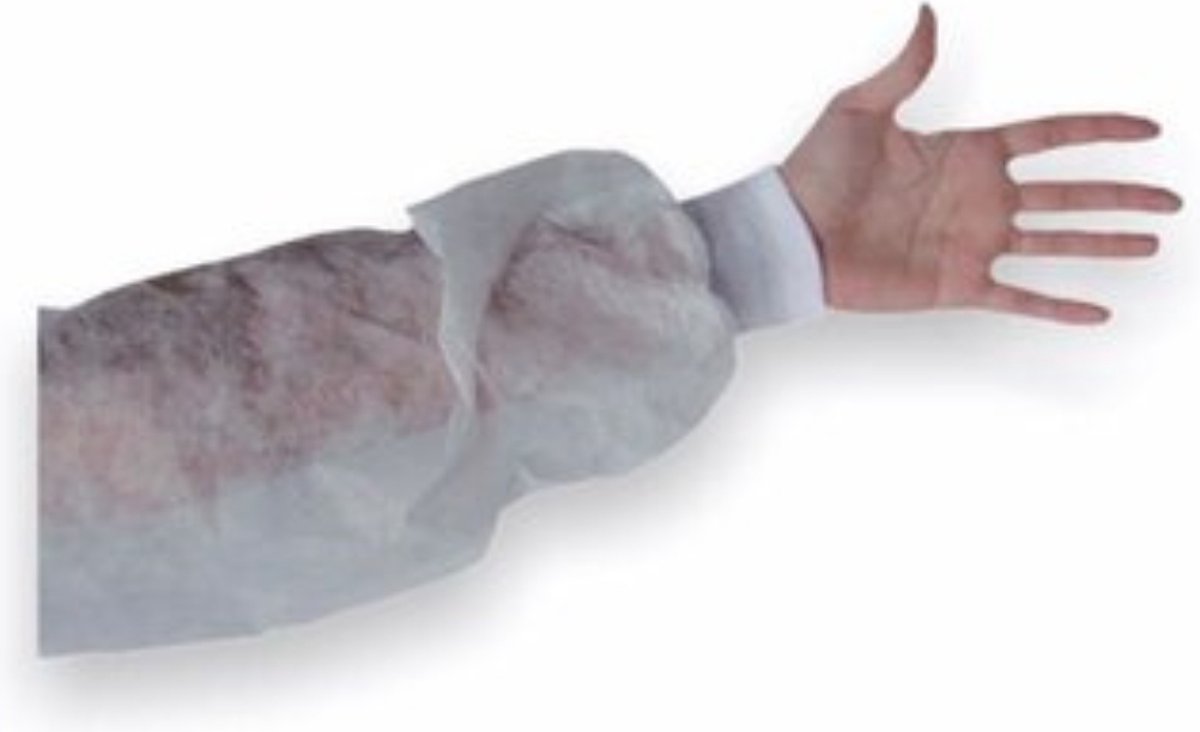 Goedkoopste Mouwbeschermer met Lycra - 100 Stuks - Voor Hygiënische Bescherming