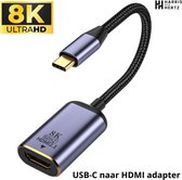 Bol.com Harris and Herz - USB-C naar HDMI adapterkabel - ondersteunt 8K@60Hz ! - converter - thunderbolt aanbieding