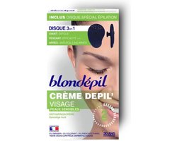 Blondepil Gezicht Ontharingscrème Voor Gevoelige Huid - 20 ml